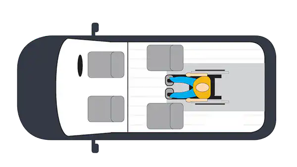 Small WAV 2 Rear Seats