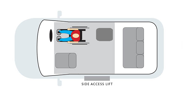 Seating Plan Colorado 6 Seats